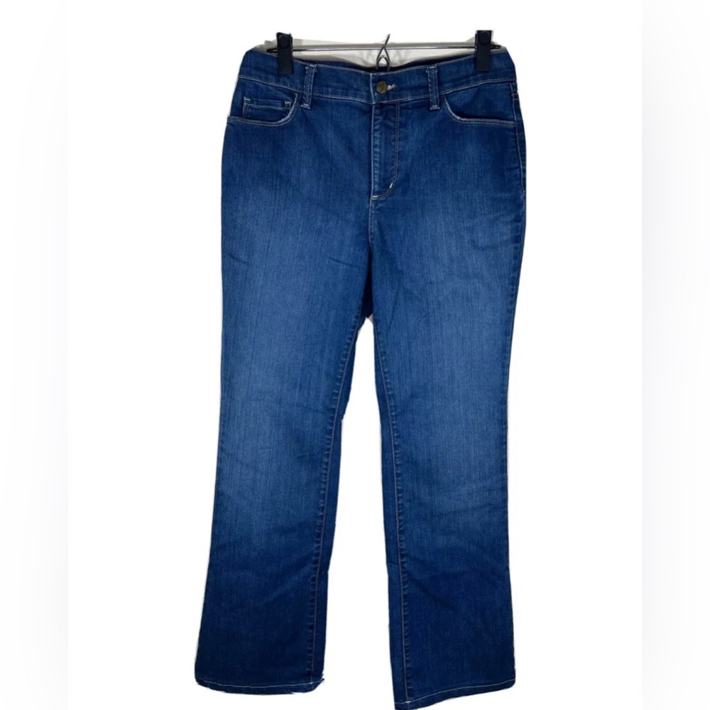 NYDJ NOT YOUR DAUGHTERS LIFT TUCK JEANS BOOTLEG DEMIN SZ 8 91232AS